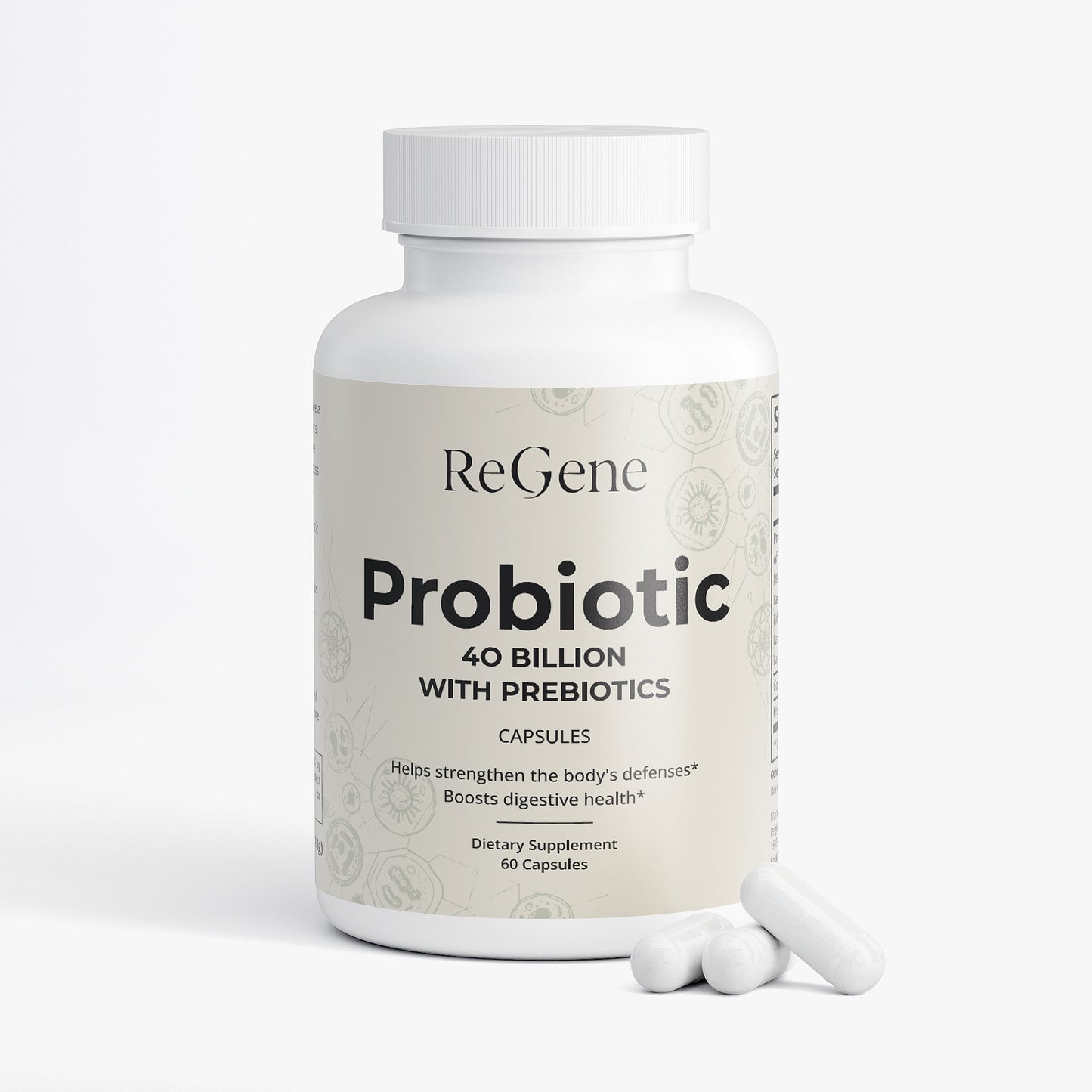 Probiotic 40 Billion with Prebiotics